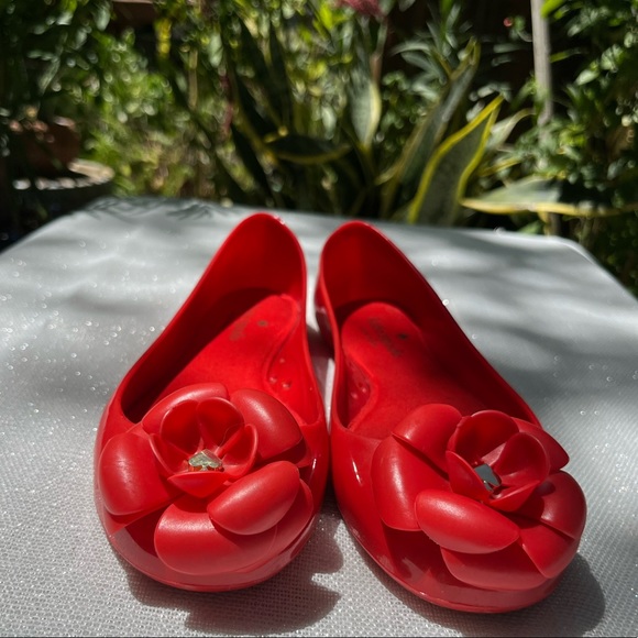 Kate Spade Jelly Flats - Red Rose - Picture 9 of 12